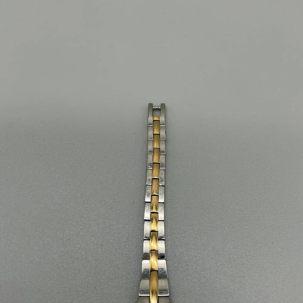 Pulsar Womens Watch 17mm Two Tone Stainless 1N01-X098 New Battery 6.75
